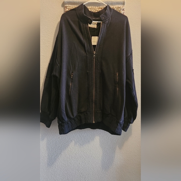 Free People "Lou" Moto jacket NWT - Picture 3 of 7